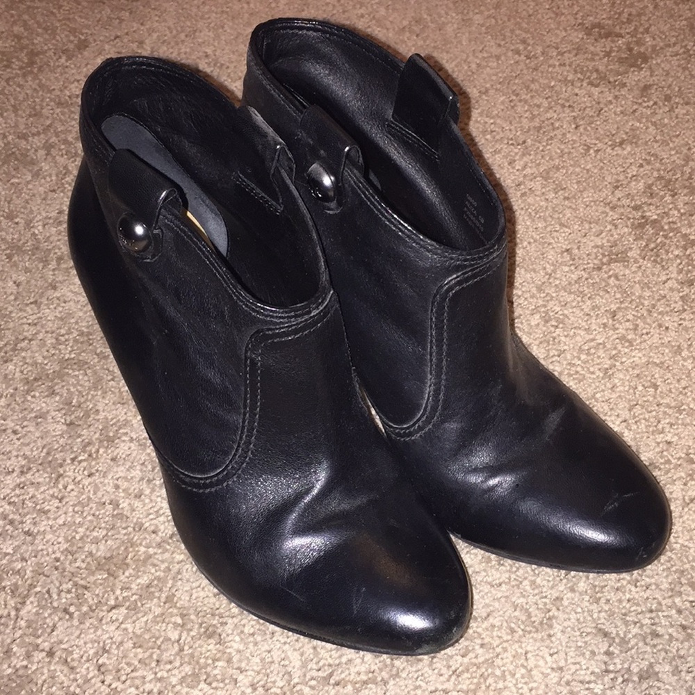 Black Coach boots in size 5